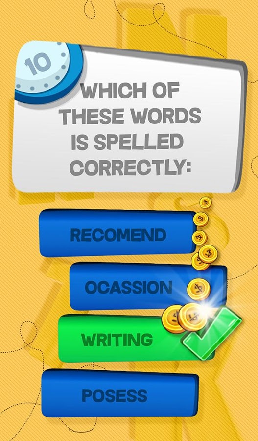 Spelling Quiz - English Words截图1