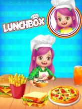 High School Lunchbox Food Maker - Cooking Game截图2