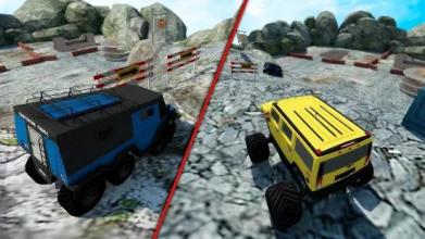 Real Offroad Rover Stunts : Dragon Road 999 Stairs截图2