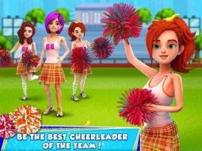 Rich Cheerleader Girl Fashion Makeover Game截图4