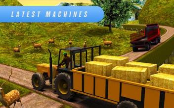 Farm Simulator 2018: Cargo Tractor Driving Game 3D截图3