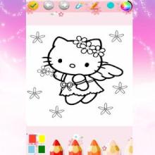 Pour enfants : Coloriage Hello Kitty 2018截图5