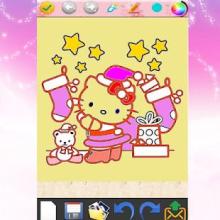 Pour enfants : Coloriage Hello Kitty 2018截图2