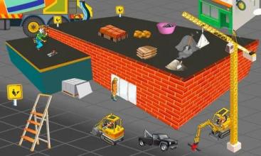 School Building Construction Site: Builder Game截图1