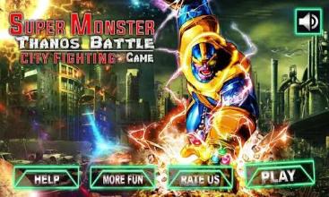 Super Monster Thanos Battle - City Fighting Game截图5