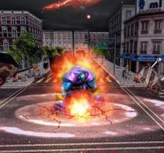 Super Monster Thanos Battle - City Fighting Game截图4