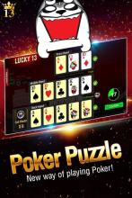 Lucky 13: 13 Card Poker Puzzle截图5