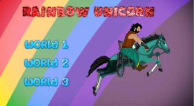 Rainbow unicorn run 2-ninja bahubali & zombie 3截图3