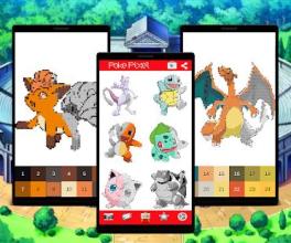 Color by Number: Poke Pixel Art Draw Game截图2