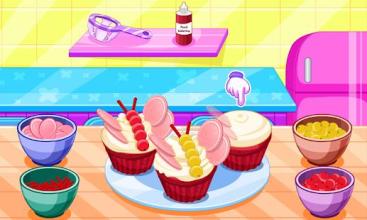 Butterfly muffins cooking game截图2