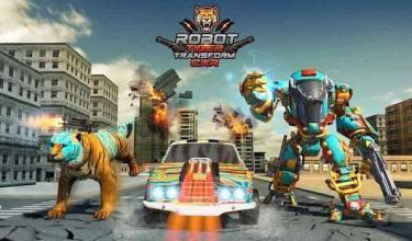 Robot Transforming Wild Tiger Game: Cheetah Games截图3