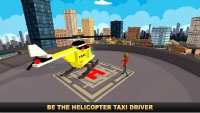 Helicopter Taxi Driving Simulator 2018截图2