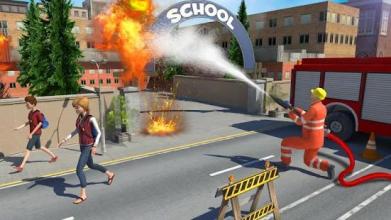 Fire Engine Truck Simulator 2018截图4