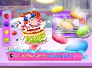 Rainbow Unicorn Secret Cook Book: Food Maker Games截图2