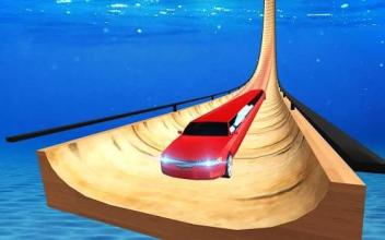 Underwater Limousine Mega Ramp Car Stunts Driving截图5