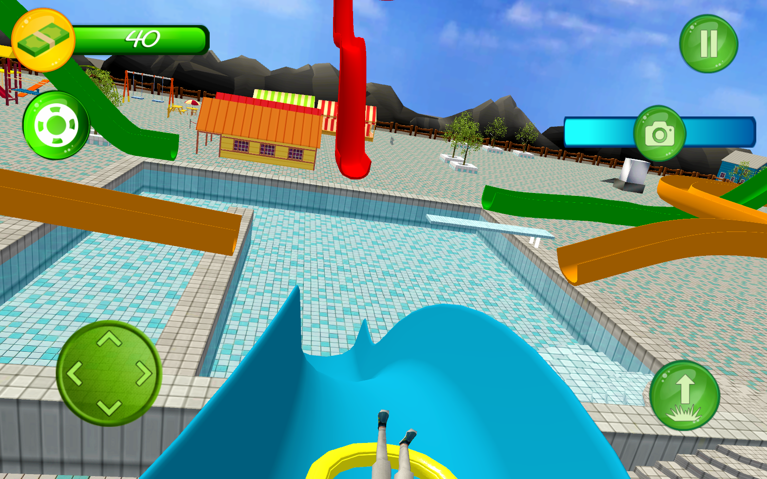 Aqua Waterslide Rush Racing截图3