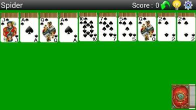 Spider Solitaire Indonesia截图2