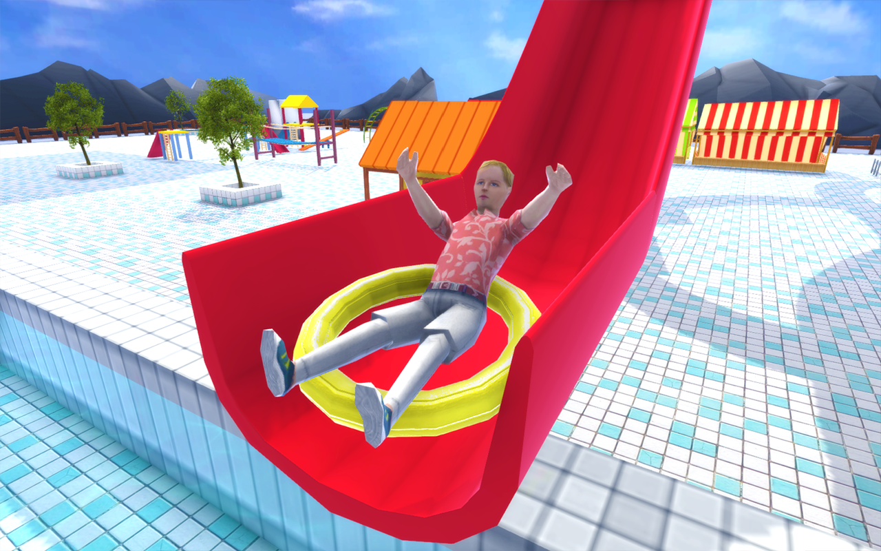 Aqua Waterslide Rush Racing截图1