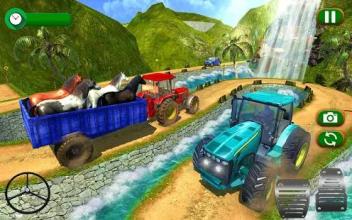 Tractor Trolley Cargo: Hill Driving Simulator截图4