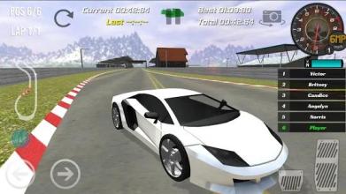 Real Lamborghini Aventador Racing Game 2018截图2