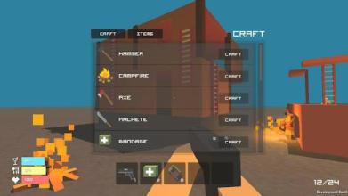 Online Craft Battle Royale.Zombie survive.io截图1