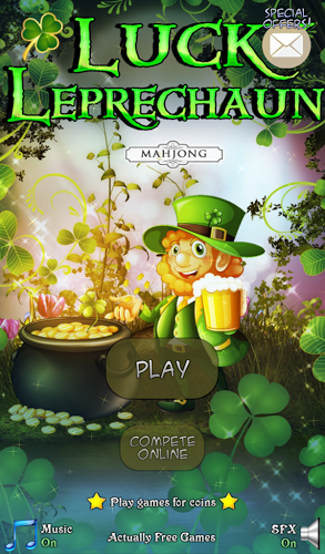 Mahjong: Lucky Leprechauns截图1