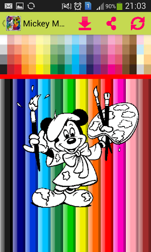 How To Color Mickey Mouse kids截图4