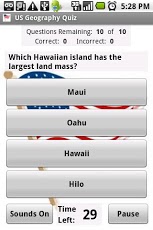 US Geography Quiz截图2