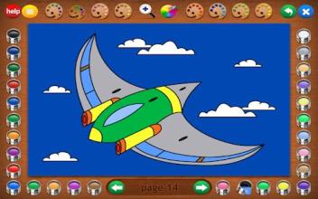 Coloring Book 12 Lite : Airplanes截图5