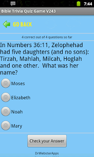 Bible Trivia Quiz...截图2