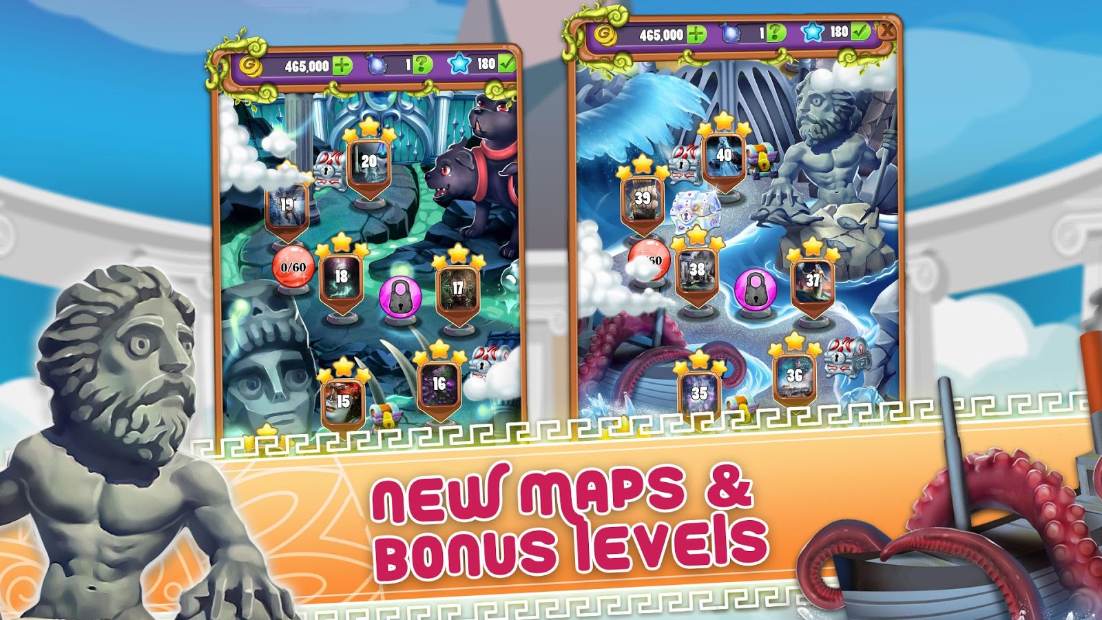 Mahjong Olympus Gods - Titan Adventure截图2