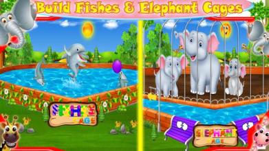 Build a Safari Zoo Repair & Construction Game截图4