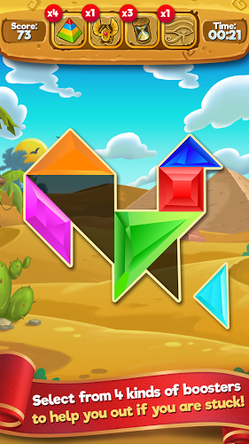 Tangram Saga HD - Puzzle Games截图5