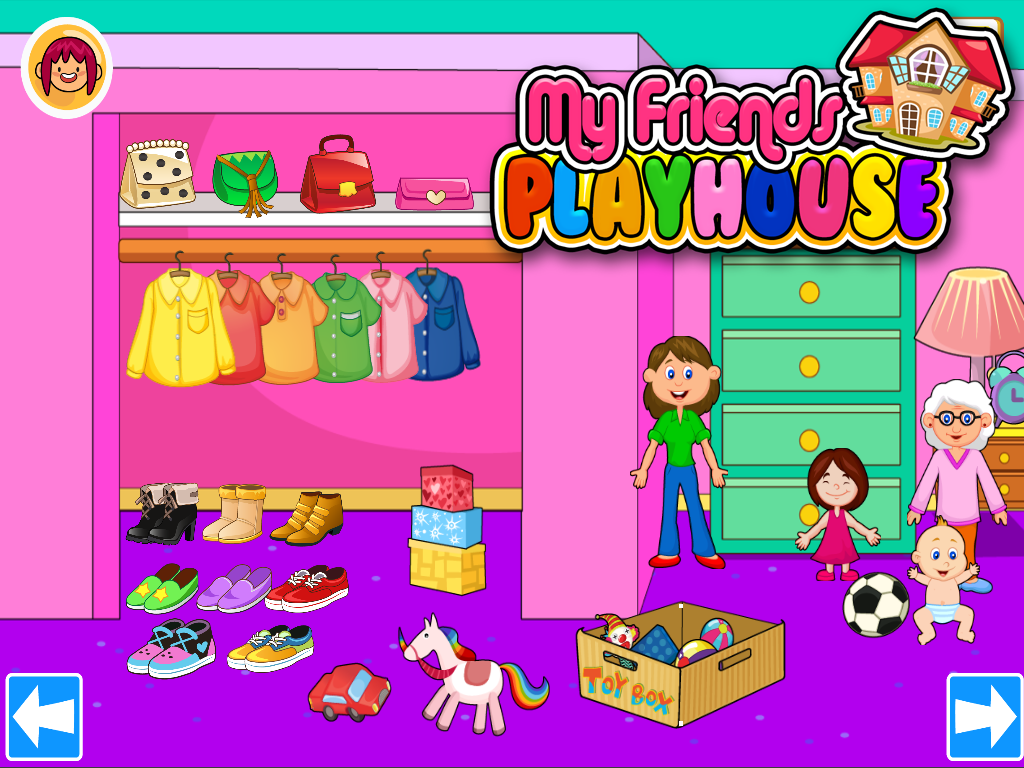 My Pretend House - Kids Family & Dollhouse Games截图5