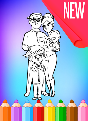 How To Color baby boss截图2