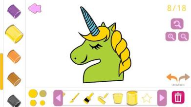 Draw & Color – Horses, Pony’s & Unicorns截图2