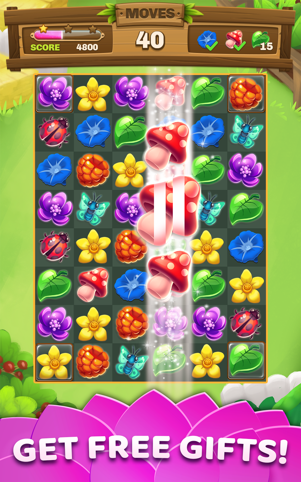 Flower Power Match截图3