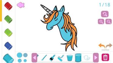 Draw & Color – Horses, Pony’s & Unicorns截图3