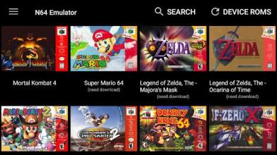 N64 Emulator - N64 Collection - Mupen64 DroidX截图4