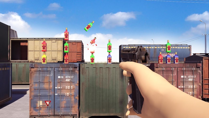 Bottle Shooter 3D Game截图3