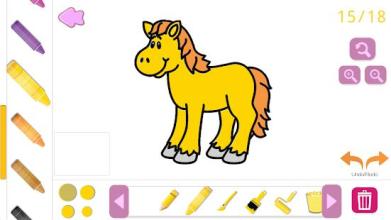 Draw & Color – Horses, Pony’s & Unicorns截图1