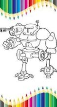 Robot Coloring Book截图2