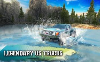 US Truck Offroad: 6x6 Rock Crawl Driving Simulator截图3