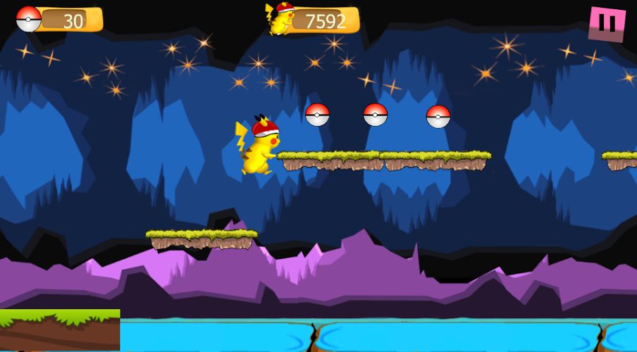 Super Pikachu jump adventure截图1