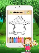 Cat Coloring Page截图1