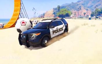 Police Car Superhero Racing Stunts Game截图2