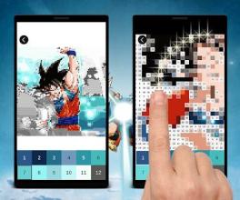 Goku Pixel Color by Number: Goku Saiyan Pixel Art截图5