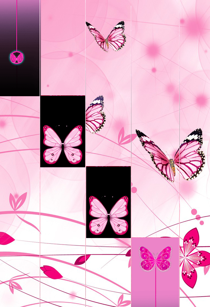 Pink Butterfly Piano Tiles 2018截图3