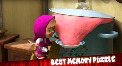 Masha and the Bear Memory Game 2018截图1