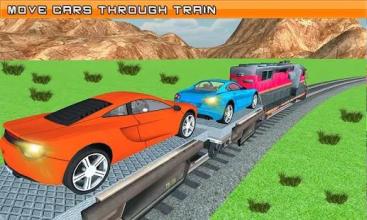 Car Cargo Train Transport 3D截图5